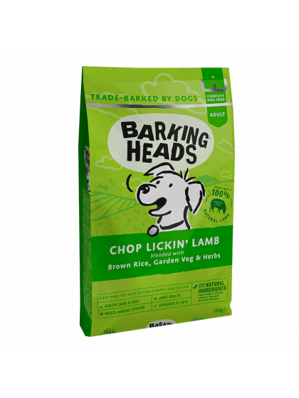 Barking Heads Chop Lickin Lamb 12kg για ενήλικους σκύλους